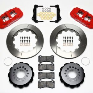 Wilwood AERO4 Rear Kit 14.25in Red 2006-10 Magnum/Challenger/Charger/300C