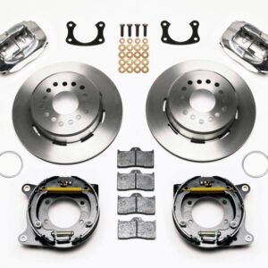 Wilwood Forged Dynalite P/S Park Brake Kit Polished New Big Ford 2.50in Offset
