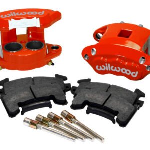Wilwood D154 Front Caliper Kit - Red 1.62 / 1.62in Piston 0.81in Rotor