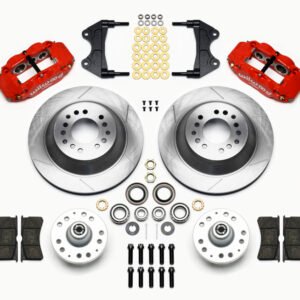 Wilwood Narrow Superlite 6R Front Hub & 1PC Rtr Kit 12.88in-Red WWE ProSpindle