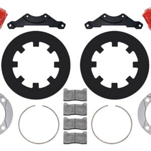 Wilwood 2014+ Polaris RZR XP 1000 Rear Kit 11.25in - Red