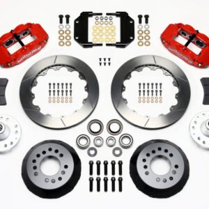 Wilwood Narrow Superlite 6R Front Hub Kit 12.88in Red Magnum Force Drop Spindle