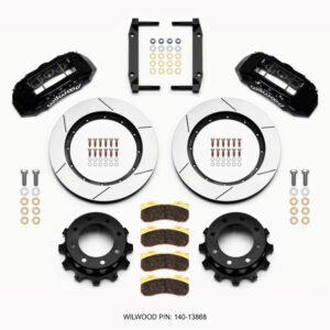 Wilwood TX6R Rear Kit 15.50in Black 2005-2012 Ford F250/F350 4WD