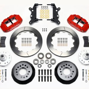 Wilwood Narrow Superlite 6R Front Hub Kit 12.88in Red 60-68 Ford / Mercury Full Size / Galaxie