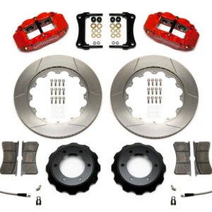 Wilwood Narrow Superlite Red 6R Front Kit 14in Slotted Rotor w/ Lines 05-15 Toyota Tacoma
