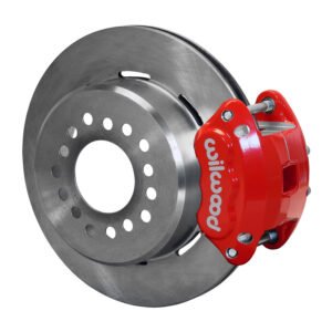 Wilwood D154 P/S Park Brake Kit Red New Big Ford 2.50in Off Staggered Mount