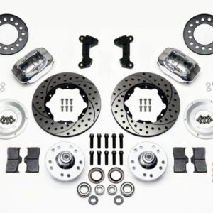 Wilwood Forged Dynalite Front Kit 11.00in Drill-Polished 74-80 Pinto/Mustang II Disc Spindle only