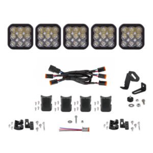 Diode Dynamics SS5 Sport Universal CrossLink 5-Pod Lightbar - White Driving