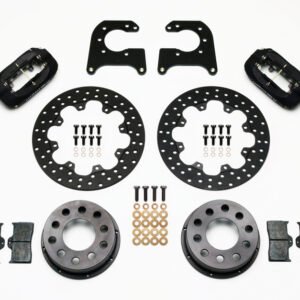 Wilwood Forged Dynalite Rear Drag Kit Drilled Rotor 58-64 Olds/Pont .690in Studs