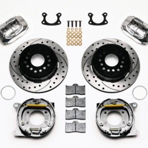 Wilwood Forged Dynalite P/S P-B Kit Drilled Polished Small Ford 2.66in Offset