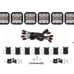 Diode Dynamics SS5 Sport Universal CrossLink 8-Pod Lightbar - White Combo
