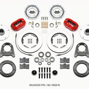 Wilwood Forged Dynalite-M Front Kit 10.75in Red 1950-1955 MG-TD/TF