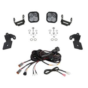 Diode Dynamics 20-Present Polaris RZR A-Pillar LED Pod Kit SS3 Pro - White Combo