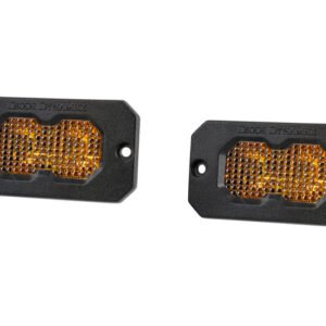 Diode Dynamics C2 2.0 Max Yellow Flood Flush ABL (Pair)