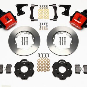 Wilwood Combination Parking Brake Rear Kit 11.00in Red Civic / Integra Drum 2.71 Hub Offset