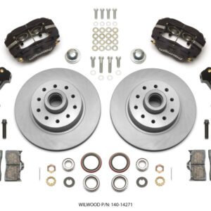Wilwood Forged Dynalite Front Kit 11.03in 1 PC Rotor&Hub 74-80 Pinto/Mustang II Disc Spindle only