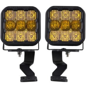 Diode Dynamics 2022 Toyota Tundra SS5 Pro Stage Series Ditch Light Kit - Yellow Combo