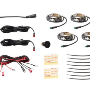 Diode Dynamics RGBW Grille Strip Kit 4pc Multicolor