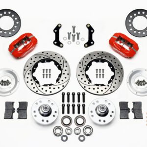 Wilwood Forged Dynalite Front Kit 11.00in Drilled Red 73-80 CDP A B E & F Body