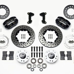 Wilwood Dynapro Dust-Boot Front Kit 11.00in Drilled 74-80 Pinto/Mustang II Disc Spindle only