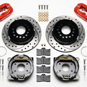 Wilwood Forged Dynalite P/S P-B Kit Drilled-Red AMC 71-74 2.60in Offset