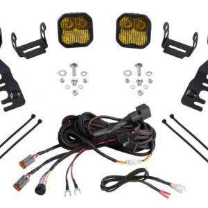Diode Dynamics 2024+ Toyota Tacoma SS3 LED Ditch Light Kit- Sport Yellow Combo