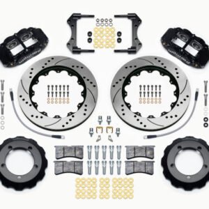 Wilwood Narrow Superlite 4R Front Hat Kit 14.00in Drilled 76-77 Ford Bronco Dana 44 w/Lines