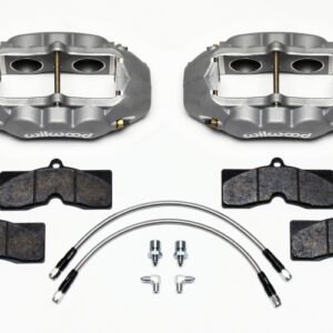 Wilwood D8-4 Front Caliper Kit Clear Corvette C2 / C3 65-82