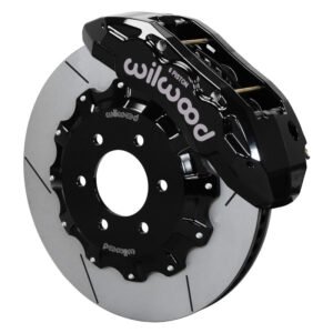 Wilwood 17-19 Ford F150 Raptor TX6R Front Kit 15.50in Rotor w/ Lines - Black
