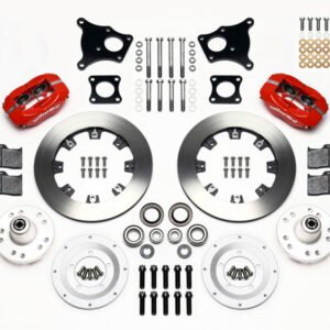 Wilwood Forged Dynalite Front Kit 12.19in Red AMC 71-76 OE Disc w/o Bendix Brakes