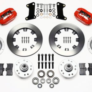 Wilwood Forged Dynalite Front Kit 12.19in Red 67-69 Camaro 64-72 Nova Chevelle
