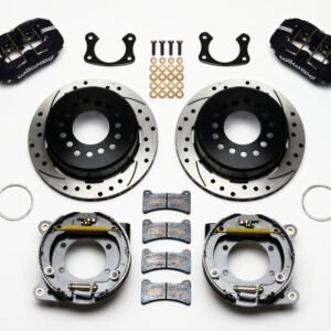 Wilwood Dynapro Low-Profile 11.00in P-Brake Kit Drilled New Big Ford 2.50in Off Staggered Mount