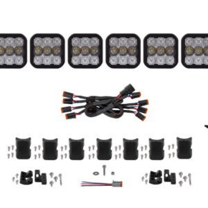 Diode Dynamics SS5 Pro Universal CrossLink 8-Pod Lightbar - White Combo