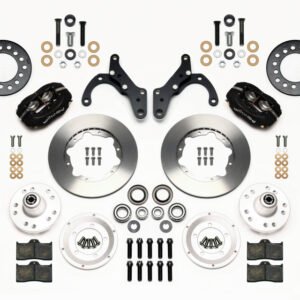 Wilwood Forged Dynalite Front Kit 11.00in 69-70 Impala Drum/Disc 69-82 Vette