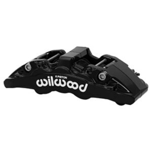 Wilwood Aero6-DM Caliper L/H Black w/ Logo 6.52in Piston 1.30in Disc