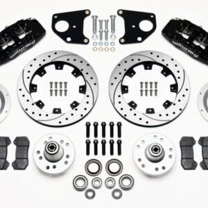 Wilwood Dynapro 6 Front Hub Kit 12.19in Drilled 62-72 CDP B & E Body-Drum