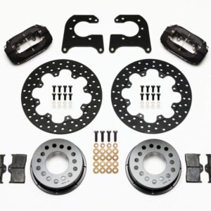 Wilwood Forged Dynalite Rear Drag Kit Drilled Rotor 58-64 Olds/Pontiac 1/2in Studs