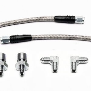Wilwood GM 1500/2500 Rear (w/13in Rotor) 10in OAL Flexline Brake Hose w/Fittings