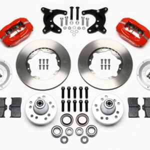 Wilwood Forged Dynalite Front Kit 11.00in Red 65-72 CDP A Body - 10in Drum