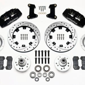 Wilwood Dynapro 6 Front Hub Kit 12.19in Drilled 74-80 Pinto/Mustang II Disc Spindle only