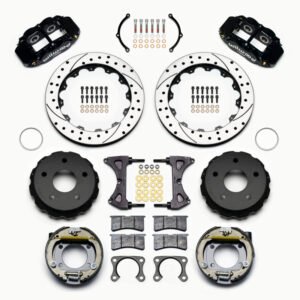 Wilwood Narrow Superlite 4R Rear P-Brk Kit 12.88in Drilled Big Ford New 2.38in Off Bronco 5 x 5.50