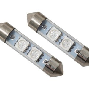 Diode Dynamics 39mm SMF2 LED Bulb - Blue (Pair)