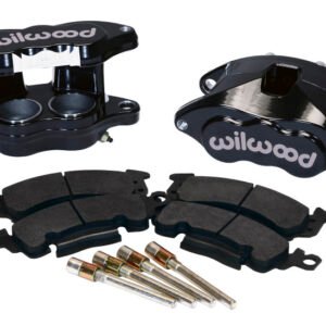 Wilwood D52 Front Caliper Kit - Black Powder 2.00 / 2.00in Piston 1.28in Rotor