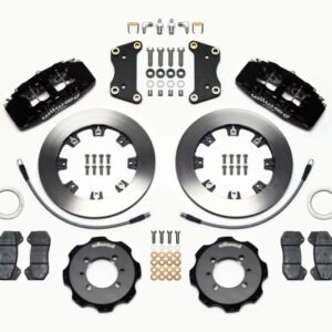 Wilwood Dynapro 6 Front Hat Kit 12.19in 2012 Fiat 500 w/ Lines
