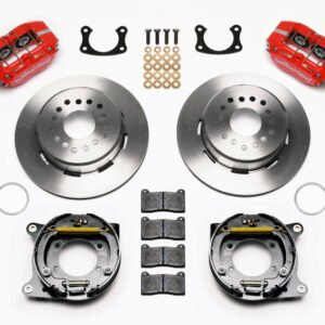 Wilwood Dynapro Dust-Boot P/S Park Brake Kit Red New Big Ford 2.50in Offset