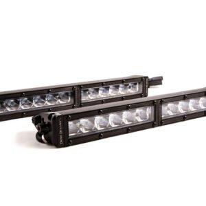 Diode Dynamics 12 In LED Light Bar Single Row Straight Clear Driving (Pair) Stage Series