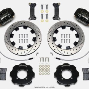 Wilwood Forged Dynalite Front Hat Kit 12.19in Drilled 2016-Up Mazda MX5 Miata w/ Lines