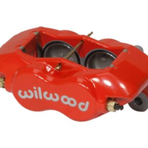 Wilwood Caliper-Forged Dynalite w/Dust Seal-Red 1.75in Pistons .81in Disc