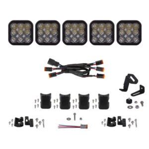 Diode Dynamics SS5 Pro Universal CrossLink 5-Pod Lightbar - White Driving