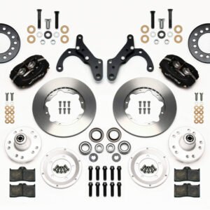 Wilwood Forged Dynalite Front Kit 11.00in 65-68 Chevy Impala -Drum Spindle